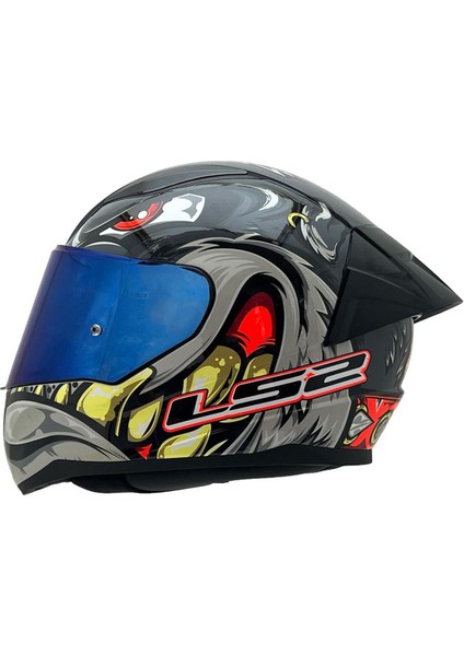 Rapıd 2 Spox Gri-Kırmızı Kask Şeffaf Kask Camı Hediyeli fiyatları