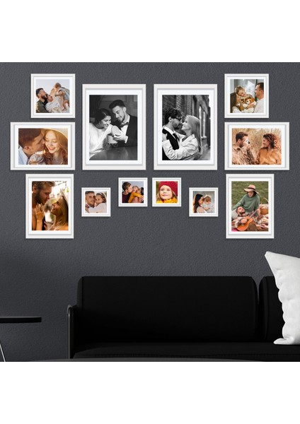 Tekno Trust Yapışkanlı Sök-Tak Beyaz Duvar Çerçevesi 30X40CM - 2'li Set - Iz ve Leke Bırakmaz fiyatları