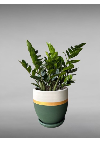Çömlek Saksı Tabaklı Takım Y:24 cm-Ç:24 cm