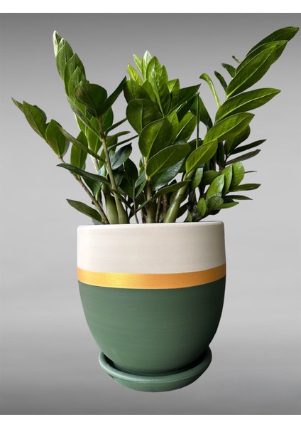 Çömlek Saksı Tabaklı Takım Y:24 cm-Ç:24 cm