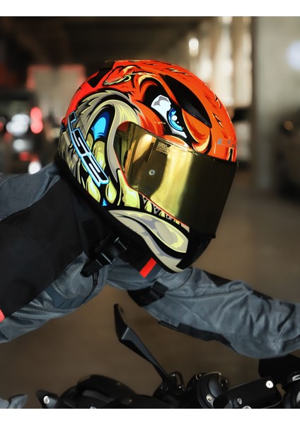 Rapıd 2 Spox Kırmızı-Gri Kask