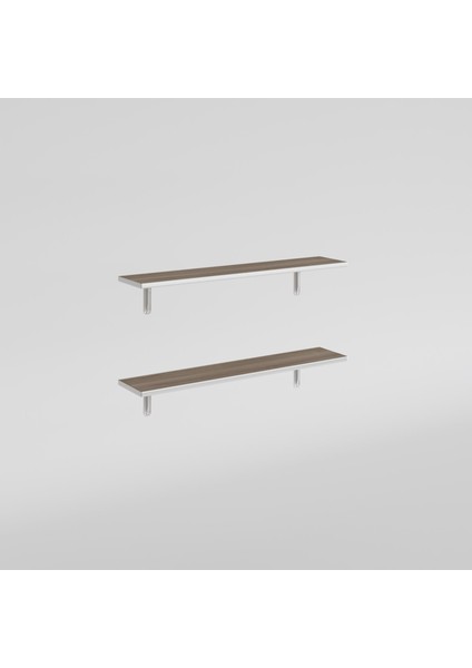 Kenzlife petek üstü raf dresuar golden boy crd 080*24 ikili kitaplık duvar rafı 080 cm uzunluk modelleri