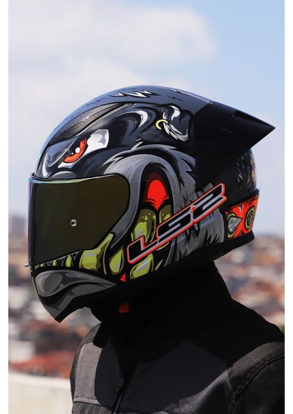 Rapıd 2 Race Spox Gri-Kırmızı Kask