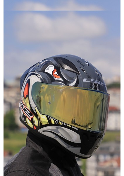 Rapıd 2 Race Spox Gri-Kırmızı Kask