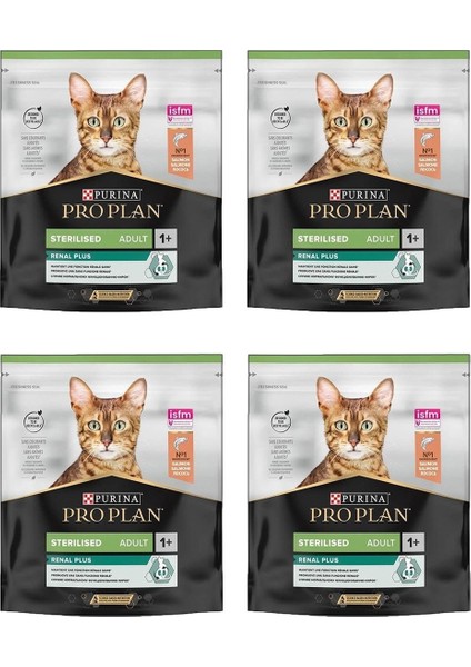 Proplan Sterilised Somonlu Kısır Kedi Maması 4X400 Gr.