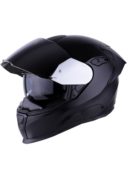 SX.100R Fullblack Mat Siyah Kask