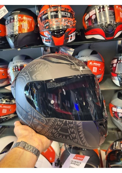 Rapid 2 Takaroa Mat Siyah Kask
