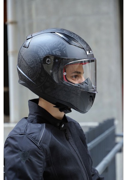 Rapid 2 Takaroa Mat Siyah Kask