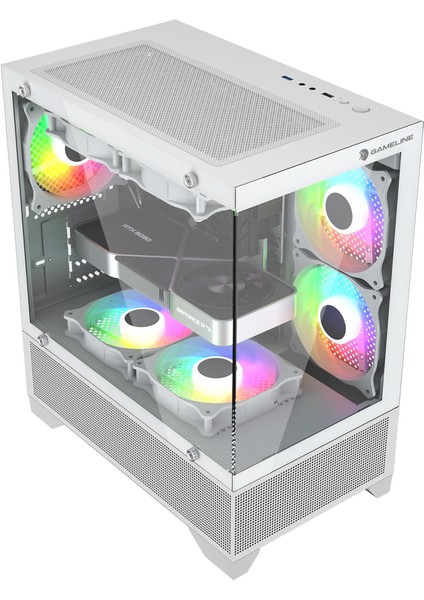 Armor V2 5x F-Rgb Fan Temperli Cam USB 3.0 Gaming Bilgisayar Kasası