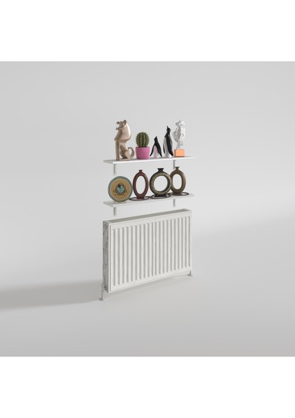 Kenzlife petek üstü raf dresuar golden boy byz 080*24 ikili kitaplık duvar rafı 080 cm uzunluk fiyatları