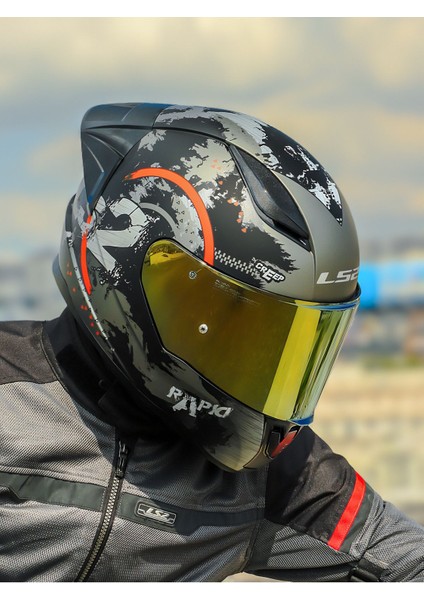 Rapıd 2 Cırcle Mat Siyah-Kırmızı Kask + Spoıler indirimleri