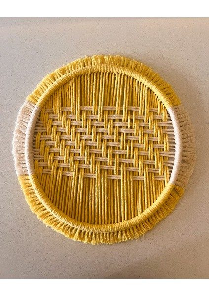 Makrome Geometrik Duvar Süsü
