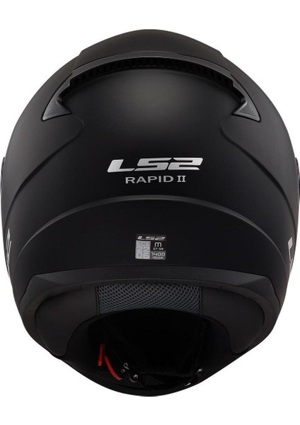 Rapıd 2 Mat Siyah Kapalı Kask Full Face