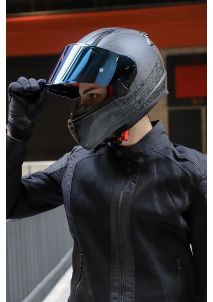 Rapid 2 Takaroa Mat Siyah Kask