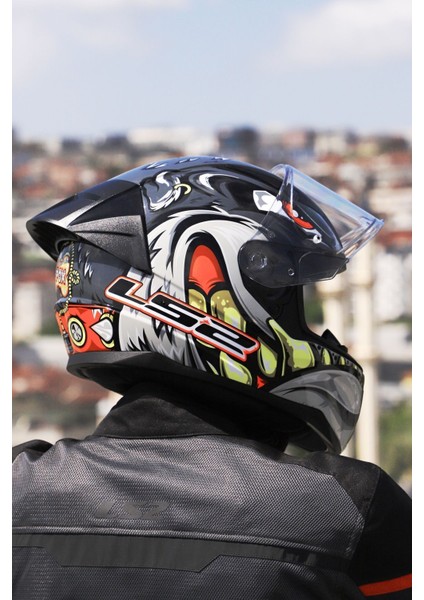 Rapıd 2 Race Spox Gri-Kırmızı Kask