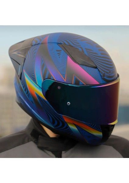 Rapıd 2 Optık Mat Mavi-Mor Kask