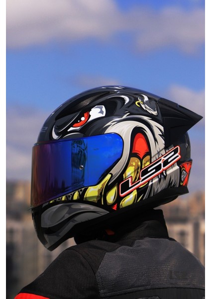 Rapıd 2 Race Spox Gri-Kırmızı Kask