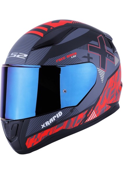 Rapıd 2 Xtreet Mat Siyah-Kırmızı Kask fiyatları