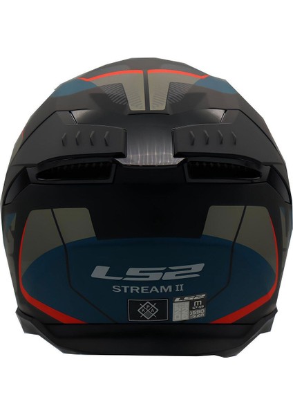 Stream 2 Road Full Face Motosiklet Kaskı Gri Siyah fırsatları