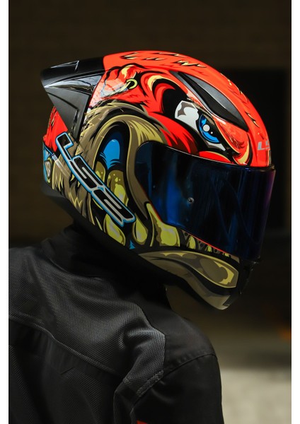 Rapıd 2 Race Spox Kırmızı-Gri Kask indirimleri