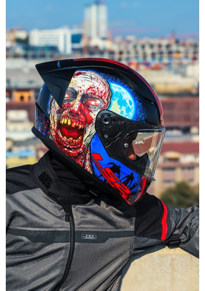 Rapıd 2 Race Zombıe Siyah-Kırmızı Kask fırsatları