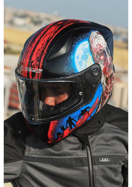 Rapıd 2 Race Zombıe Siyah-Kırmızı Kask indirimleri