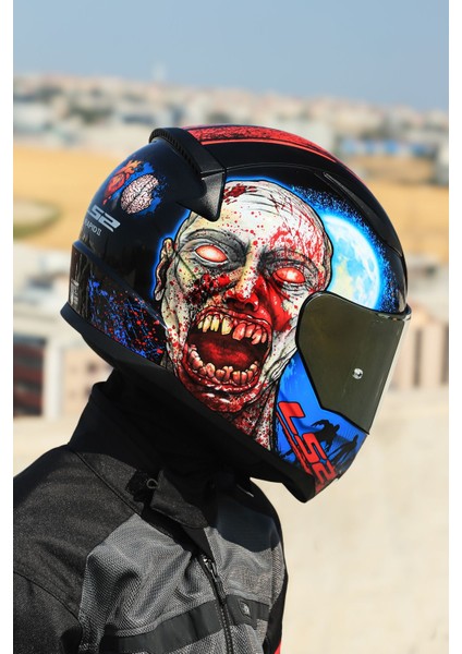 Rapıd 2 Zombıe Siyah-Kırmızı Kask fırsatları