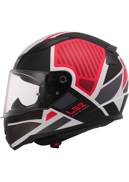 Rapid 2 Grid Fullface Motosiklet Kaskı Beyaz Kırmızı fiyatları