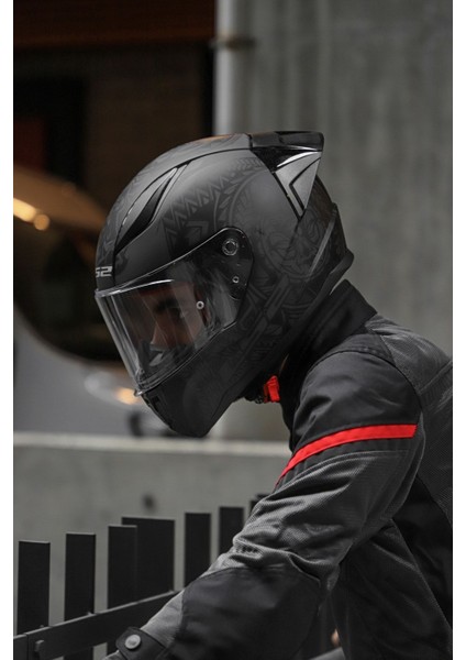 Rapıd 2 Race Takaroa Mat Siyah Kask