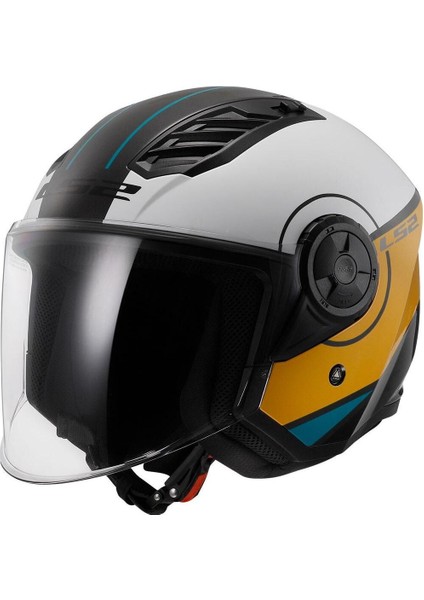 Aırflow 2 Cover Siyah-Beyaz-Gold Kask