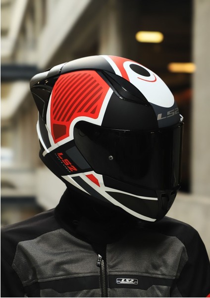 Rapıd 2 Race Grıd Mat Beyaz-Kırmızı Kask indirimleri