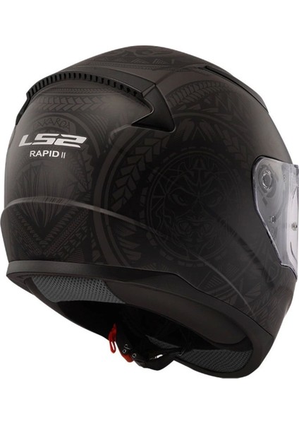 Rapıd 2 Takaroa Mat Siyah Kask