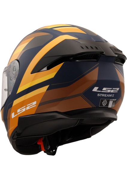 Stream 2 Vintage Kapalı Motosiklet Kaskı Turuncu modelleri