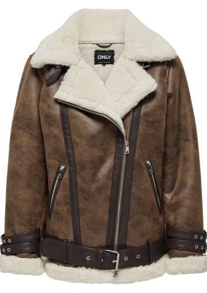 Onlolympıa Faux Bonded Bıker cc Otw Kahverengi 15322432 fiyatları