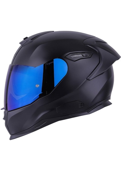 SX.100R Fullblack Mat Siyah Kask