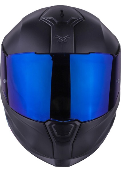 SX.100R Fullblack Mat Siyah Kask