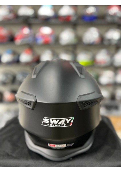 Sw 726 x Tokyo Siyah Motosiklet Kask