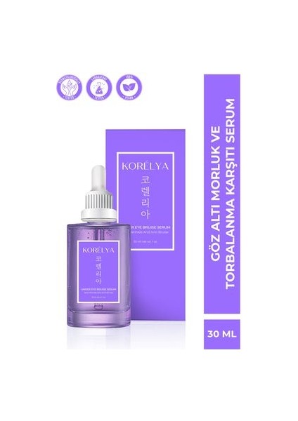 Göz Altı Torbalanma Morluk ve Koyu Halka Karşıtı Serum 30 ml Aydınlatıcı Özellikli