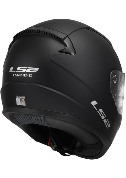 Rapıd 2 Mat Siyah Kapalı Kask Full Face modelleri