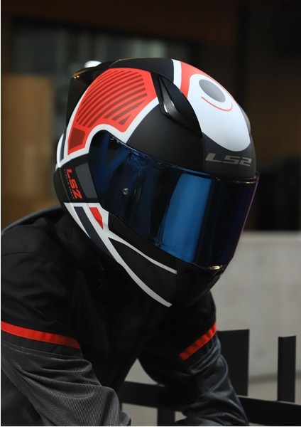Rapıd 2 Race Grıd Mat Beyaz-Kırmızı Kask