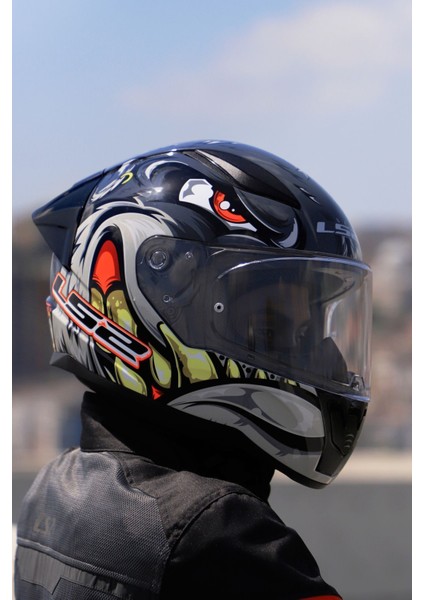 Rapıd 2 Race Spox Gri-Kırmızı Kask