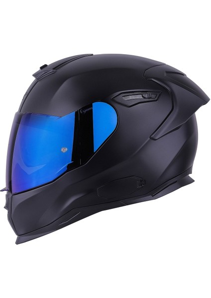 SX.100R Fullblack Mat Siyah Kask