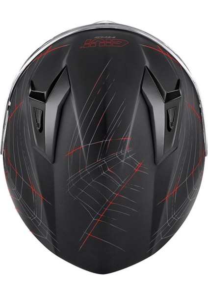 50.7 Phobıa Mat Siyah-Kırmızı Kask fırsatları