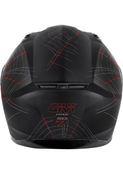 50.7 Phobıa Mat Siyah-Kırmızı Kask indirimleri