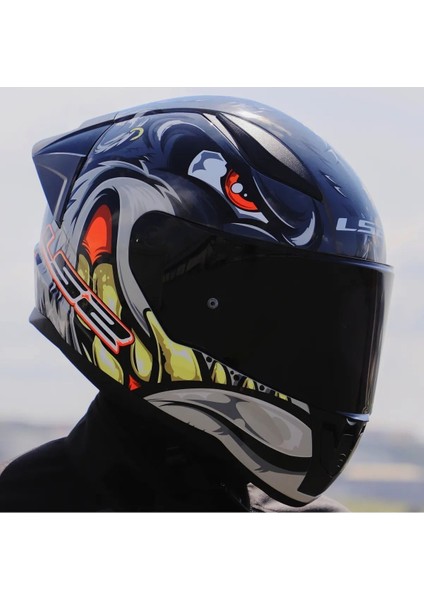 Rapıd 2 Race Spox Gri-Kırmızı Kapalı Motosiklet Kaskı Siyah Camlı fırsatları