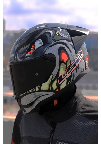 Rapıd 2 Race Spox Gri-Kırmızı Kask fiyatları