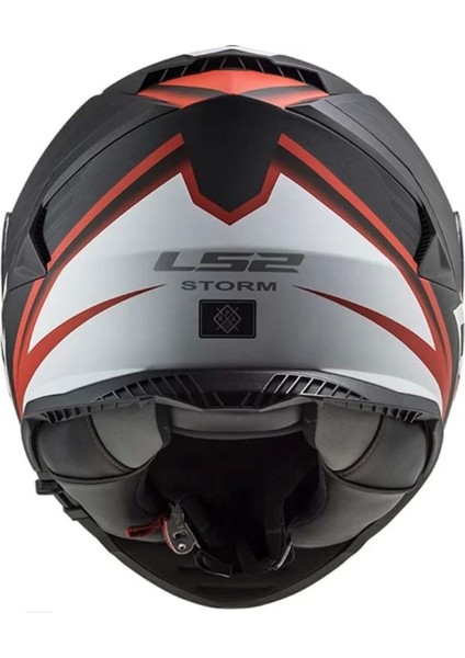 Storm 2 Nerve Kapalı Kask Mat Siyah-Kırmızı fiyatları