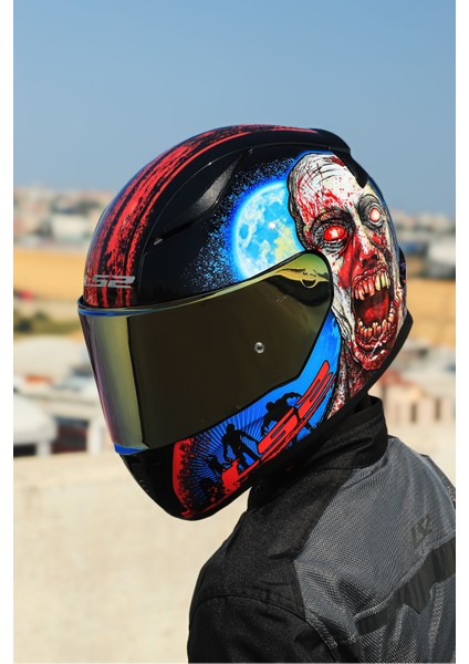 Rapıd 2 Zombıe Siyah-Kırmızı Kask fiyatları