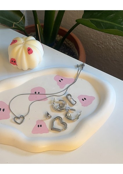 Ghost Candle/ Candle And Jewelry Plate / Tasarım Mum /hayalet Mum ve Takı Tabağı modelleri