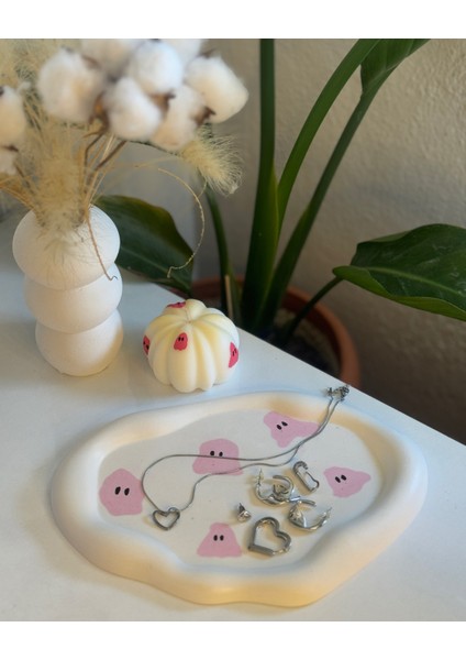 Ghost Candle/ Candle And Jewelry Plate / Tasarım Mum /hayalet Mum ve Takı Tabağı fırsatları